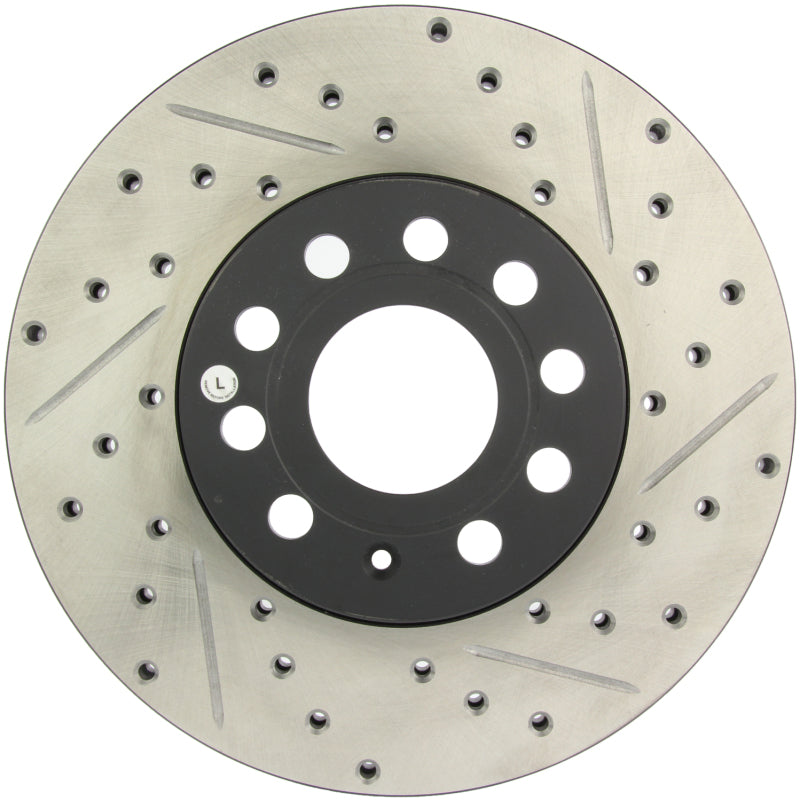 Stoptech 127.33110L Slotted & Drilled Sport Brake Rotor