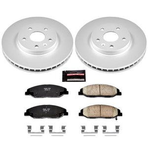 PowerStop fits Cadillac 08-14 CTS Front Z17 Evolution Geomet Coated Brake Kit