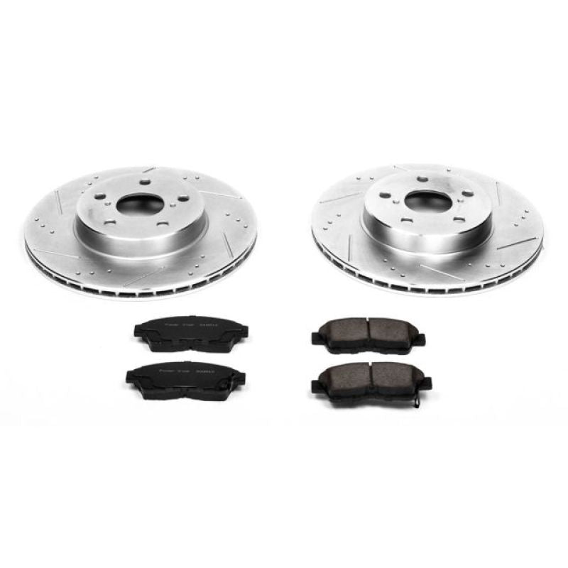 PowerStop K3163 fits Toyota 96-00 RAV4 Front Z23 Evolution Sport Brake Kit