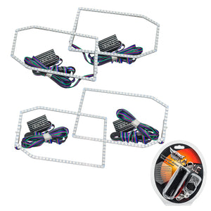 ORACLE Lighting 2271-330 Oracle fits Chevrolet Silverado 14-15 Halo Kit Non-Projector Style - ColorSHIFT