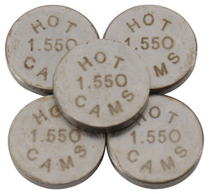 Hot Cams 5PK948155 04-08 400 DVX/02-16 CRF 450 R 1.550mm Shim Kit - 5 Pack