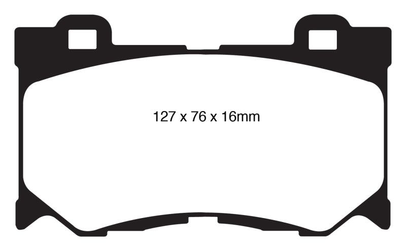 EBC DP21823 fits Infiniti 08-15 G37 3.7 Greenstuff Front Brake Pads