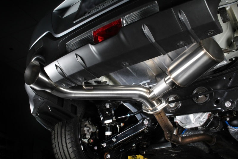 Perrin PSP-EXT-368BR 2022 BRZ/GR86 Axle Back Exhaust SS (Single Side Exit w/Helmholtz Chamber)