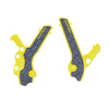 Acerbis 2983341120 00+ fits Suzuki DRZ400E/S/SM Frame Guards- X-Grip - Gray/Yellow