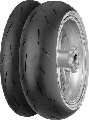Continental Tire 02446570000 Continental ContiRaceAttack 2 Medium - 190/55 ZR17 M/C 75W TL Rear