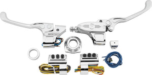 Performance Machine 0062-4019-CH 9/16 Hand Cntrl Set Cbl - Chrome