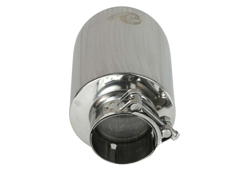 AFE 49T25454-P071 orce-Xp 2-1/2in 304 SS Clamp-On Exhaust Tip 2.5in In / 4.5in