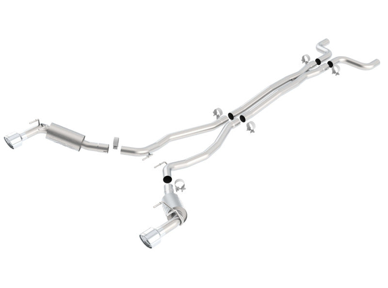 Borla 140356 fits Chevy 10-13 Camaro SS 6.2L 8cyl Aggressive Catback Exhaust