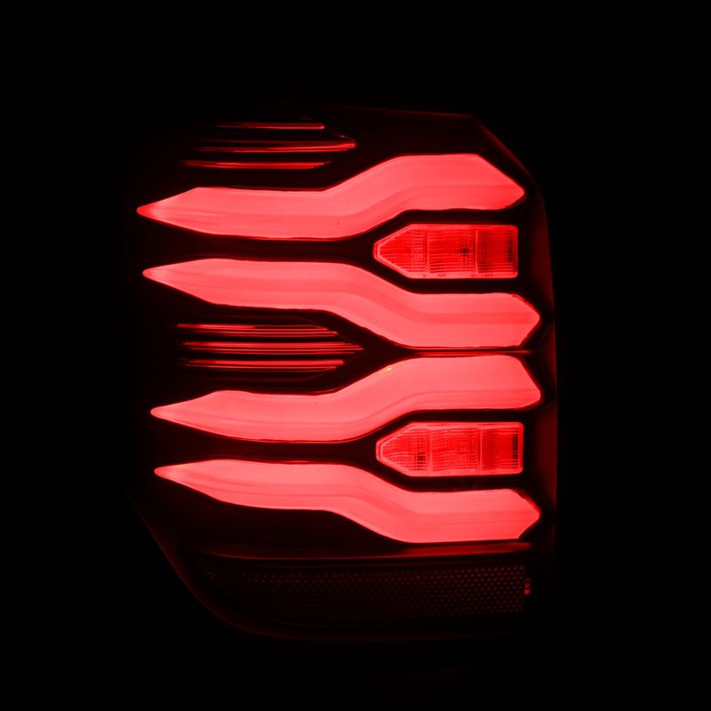 AlphaRex 690050 fits Toyota 10-21 4Runner LUXX LED Taillights Blk/Red w/Activ Light/Seq Signal