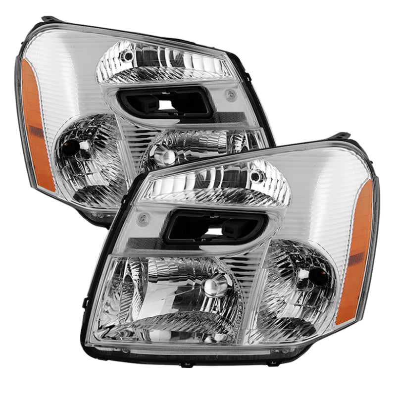 9031014 Xtune fits Chevy 05-09 Equinox OEM Style Headlights Chrome HD-JH-CEQ05