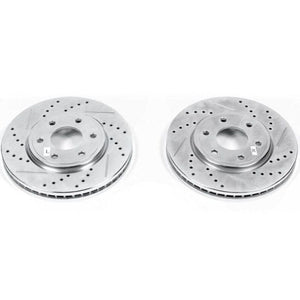 PowerStop fits Nissan 05-19 Frontier Front Evolution Drilled & Slotted Rotors -