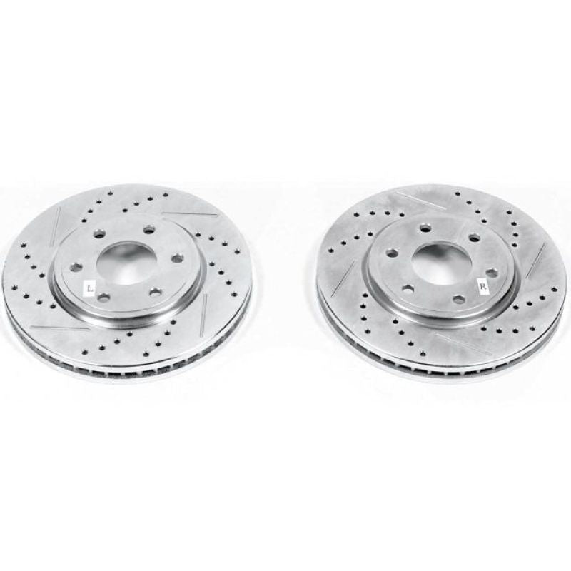 PowerStop fits Nissan 05-19 Frontier Front Evolution Drilled & Slotted Rotors -