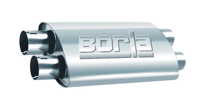 Borla 400286 2.50in Dual In/Out 19in x 9.5in x 4in PRO-XS Muffler