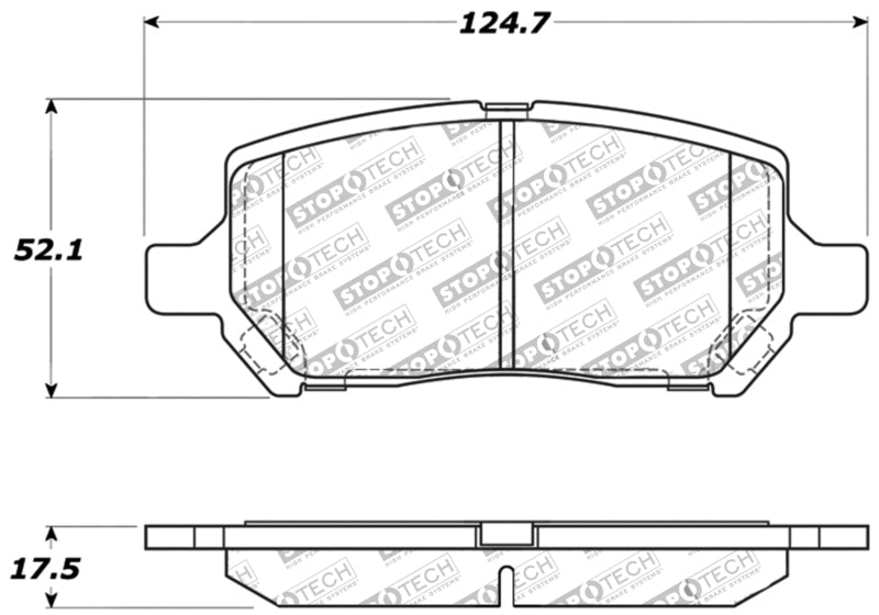 Stoptech 309.0956 Performance Brake Pads