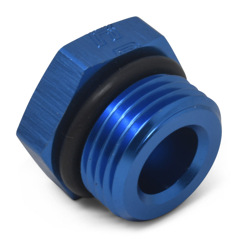 Russell 660250 Performance -3 AN Straight Thread Plug (Blue) (Blue)