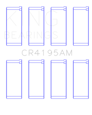 King CR4195AM0.5 fits Chrysler 95-02 L4 2.0L/122 (Size +0.5) Rob Bearing Set