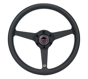 NRG RST-071-BK RST-071-BK Aluminum Steering Wheel 330mm - Heritage Solid Spoke