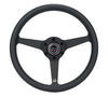 NRG RST-071-BK RST-071-BK Aluminum Steering Wheel 330mm - Heritage Solid Spoke