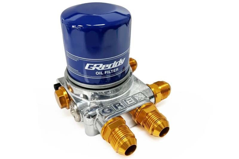 GReddy 12401182 TYPE-I Oil Filter Relocation Block - Uses M20xP1.5 Oil Filter