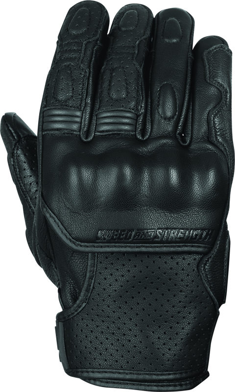 Speed and Strength 892331 Twist of Fate Leather Gloves Black - Medium
