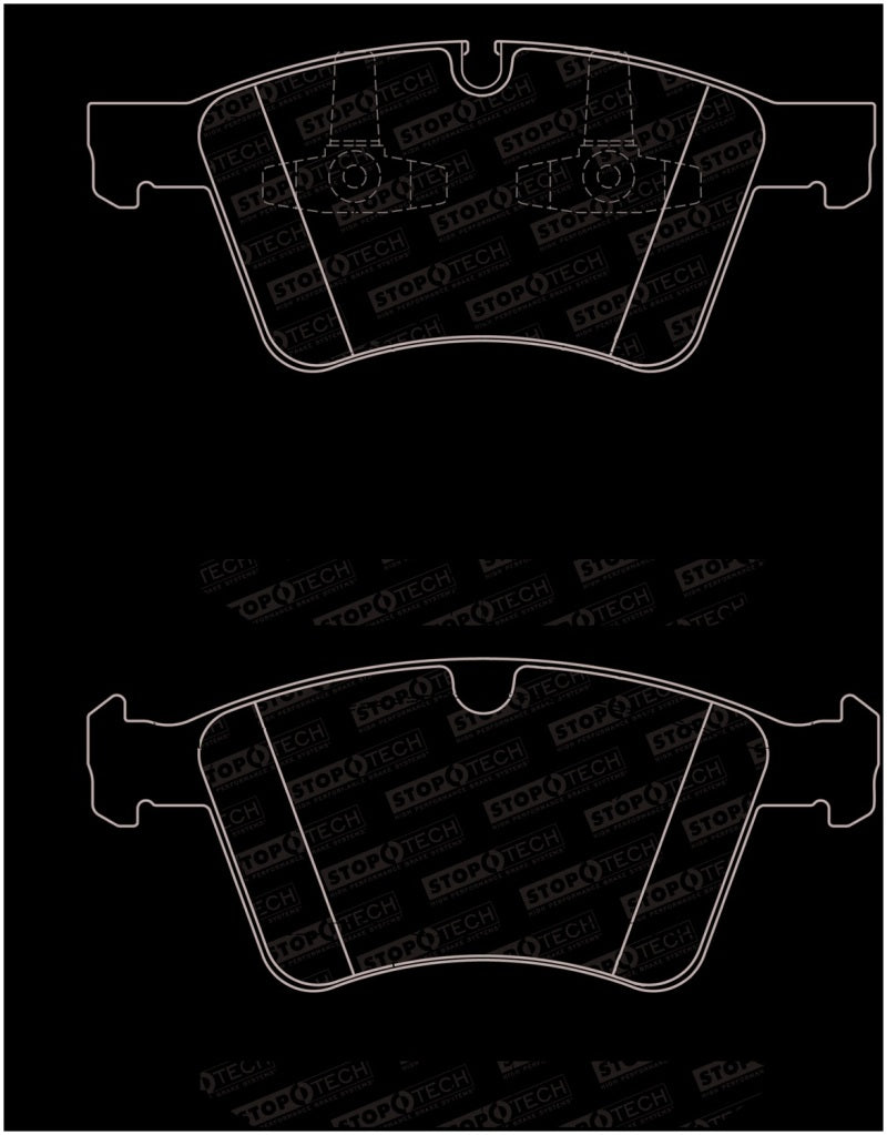 StopTech 308.1272 Street Brake Pads