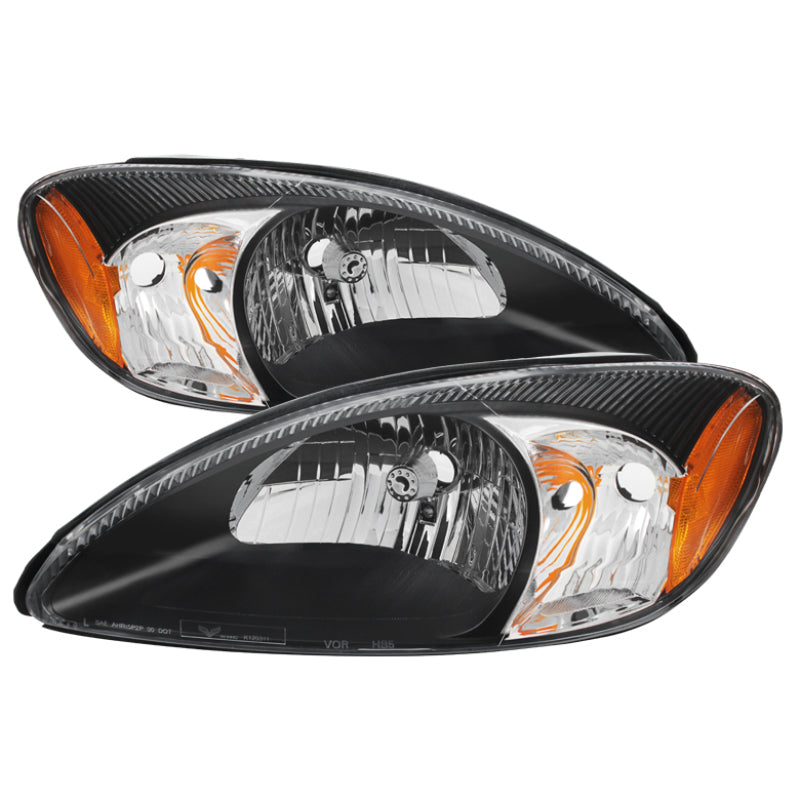 9024740 Xtune fits Ford 00-20 TaurUS 2007 Crystal Headlights Black HD-JH-FTA00