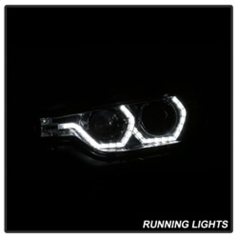 Spyder 5084354 fits BMW 12-14 F30 3 Series 4DR Projector Headlights - LED DRL -