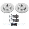 PowerStop K6201 26 00 fits Mercedes-Benz CL500 Rear Z26 Street Warrior Brake Kit