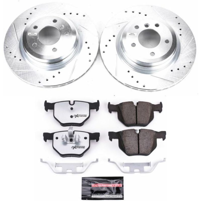 PowerStop K7009-26 13-15 fits BMW X1 Rear Z26 Street Warrior Brake Kit
