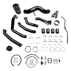 Wehrli WCF100489-CT 2001-2004 LB7 Duramax S400 Single Turbo Install Kit Candy Te