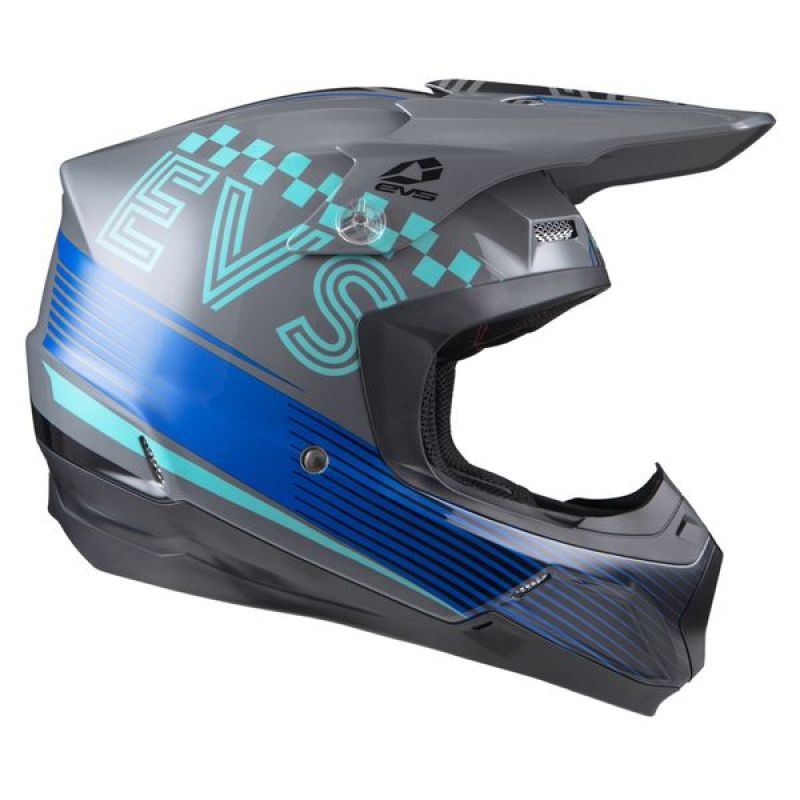 EVS H20T5T-GY-L T5 Torino Helmet Gery - Large