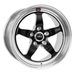 Weld  71HB7095B62A S71 17x9.5 / 5x4.75 BP / 6.2in. BS Black Wheel (High Pad) - N