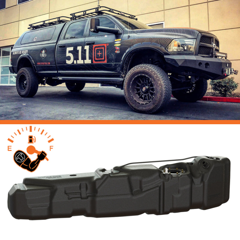 fits Titan Fuel Tanks 7030313 13-24 RAM 2500/3500 Cummins Crew Cab Long Bed 55 Gallon XXL Mid-Ship Fuel Tank