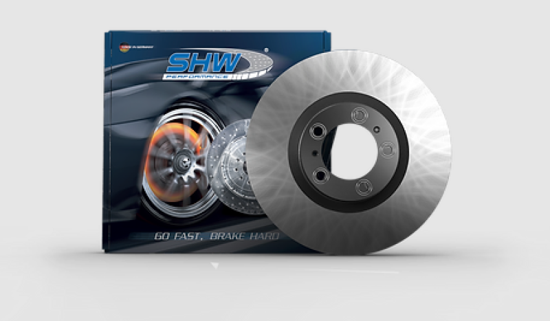 SHW Performance VFX33017 SHW 03-20 Bentley Continental GT 6.0L Front Smooth Monobloc Brake Rotor (3W0615301K)