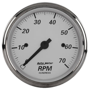 AutoMeter 1995 Gauge Tachometer 3-1/8in. 7K RPM In-Dash American Platinum