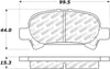 Stoptech 305.0828 Street Select Brake Pads - Rear