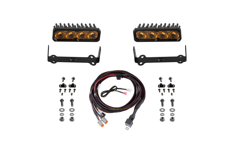 Diode Dynamics DD8599 2014-2024 fits Toyota 4Runner SS6 Pro LED Kit Yellow Driving 3000K