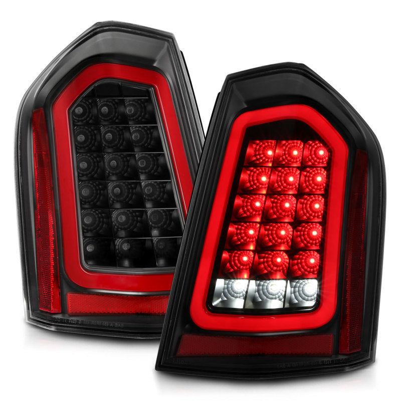 ANZO 321343 fits Chrysler 11-14 300 LED Taillights Black w/ Sequential