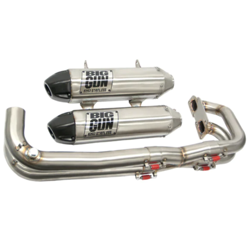 Big 14-7983 Gun 18-22 fits Polaris RZR RS1 EXO Stainless Dual Full Syst Exhaust