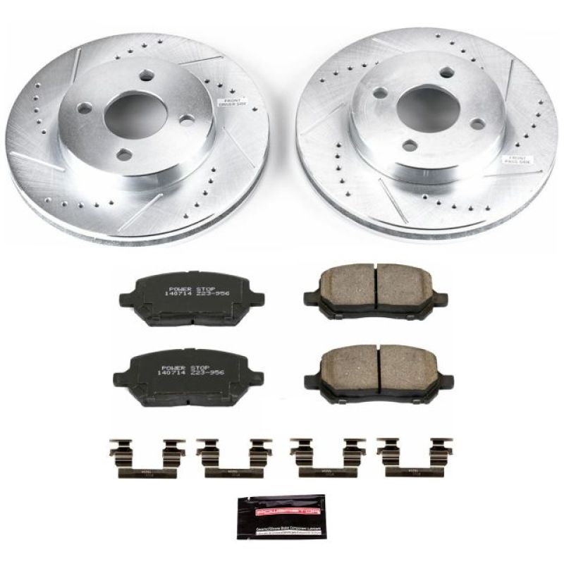 PowerStop K1604 fits Chevrolet 05-10 Cobalt Front Z23 Evolution Sport Brake Kit