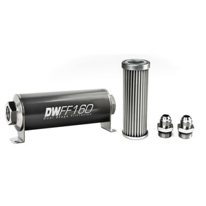 DeatschWerks 8-03-160-005K-8 Stainless Steel 8AN 5 Micron Universal Inline Fuel