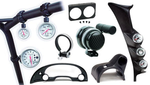 AutoMeter 22813 00-03 fits Nissan Maxima Triple 2-1/16in Black Triple A-Pillar Pod