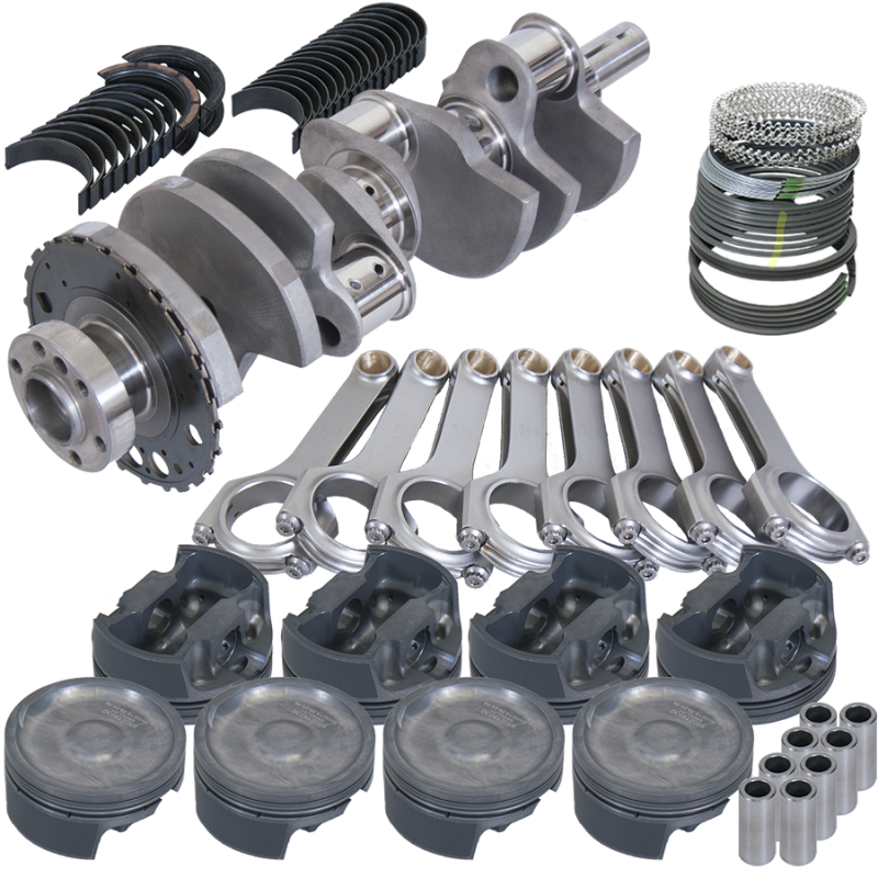Eagle 129064075 fits Chevy LS3 4.000in Crank 24 Tth Reluctor 6.125in H-Beam -25cc 4.075in Pistons Rotating Assembly