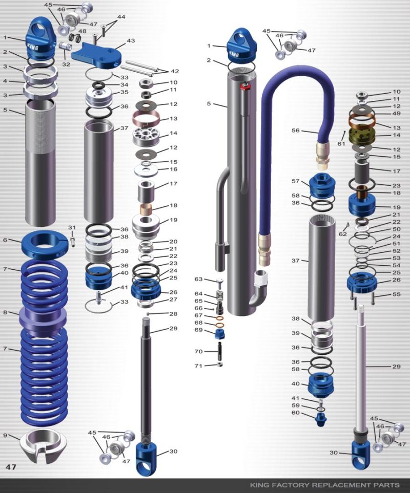 King 25AB412-001 Shocks Bump Pad