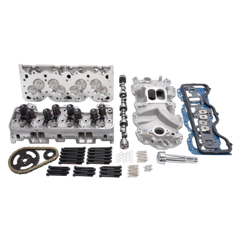 Edelbrock 2039 Power Package Top End Kit Performer RPM 348-409 BB fits Chevy W-Series V8 450+ Hp