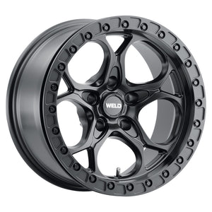 Weld  W90179075450 Off-Road W901 17X9.0 Ledge Beadlock 5X127 ET-12 BS4.50 Satin