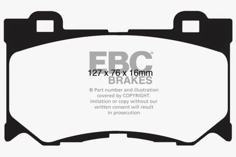 EBC DP21823 fits Infiniti 08-15 G37 3.7 Greenstuff Front Brake Pads