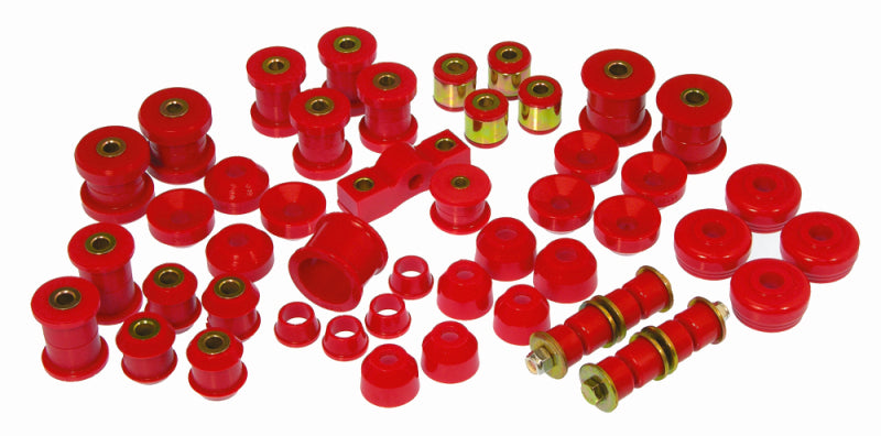 Prothane 37469 fits Honda 88-91 Civic/CRX Total Kit - Red