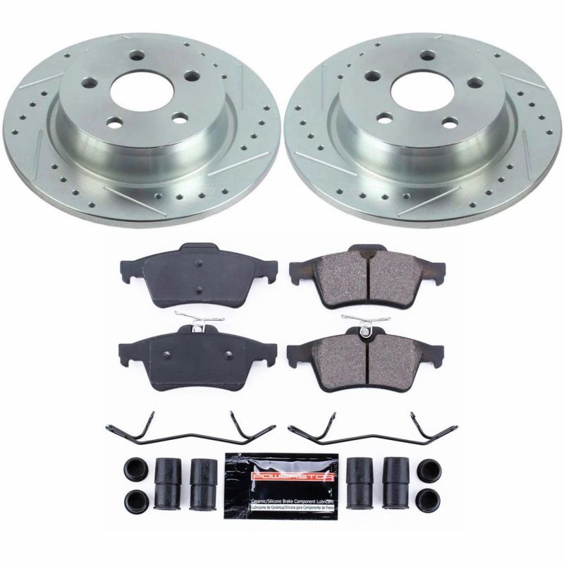 PowerStop fits Ford 18-19 Transit Connect Rear Z23 Evolution Sport Brake Kit