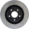 Stoptech 127.62085L Power Slot 05-07 fits Cadillac XLR / 06-09 Chevy Corvette Front Left Drilled & Slotted Rotors